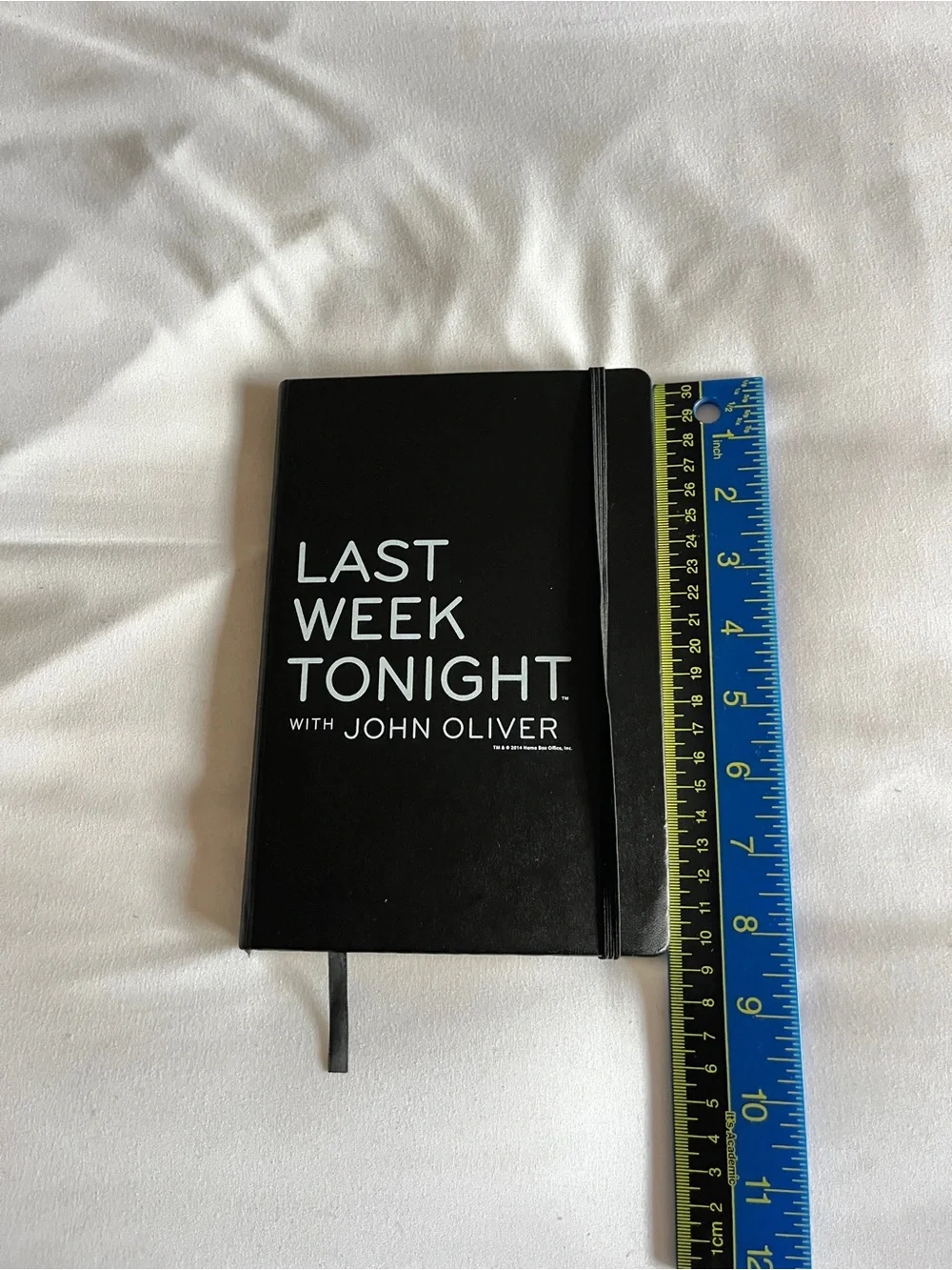 Spring & Co. Black Last Week Tonight With John Oliver Journal Hardcover Notebook